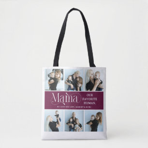 Bolso De Tela Fotos Colage Sentimental Recuerdo de Mama