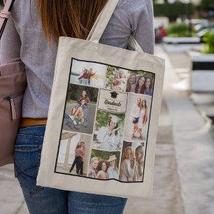 Bolso De Tela Fotos de amigos del último año Collage de graduaci