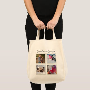 Bolso De Tela Fotos de Grankids para la abuela