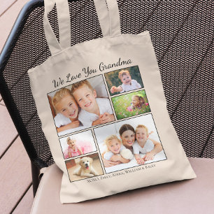 Bolso De Tela Fotos de la abuela personalizadas