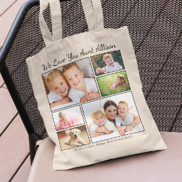 Bolso De Tela Fotos de la tía personalizadas