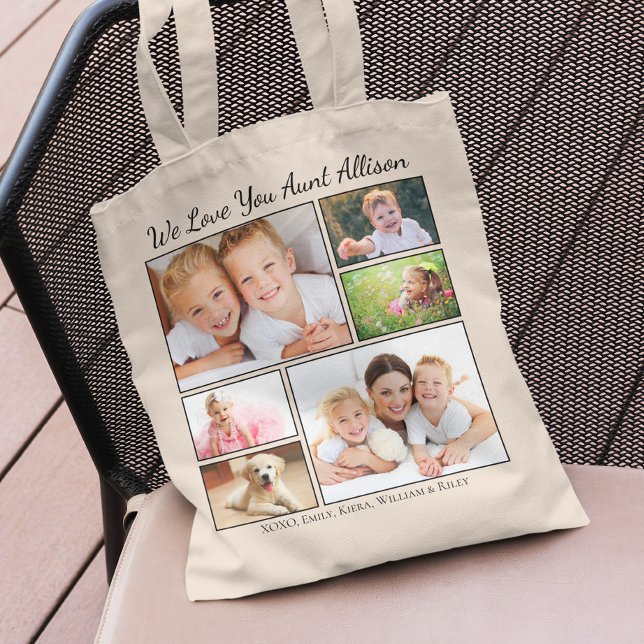 Bolso De Tela Fotos de la tía personalizadas (Subido por el creador)