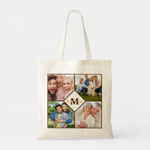 Bolso De Tela Fotos familiares personalizadas