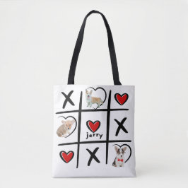 Bolso De Tela Fotos y nombre de amante de mascotas XOXO