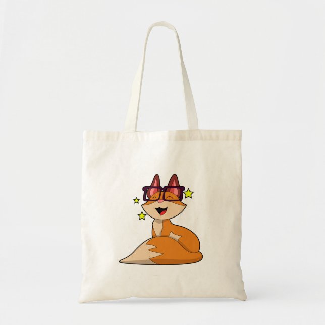 Bolso De Tela Fox con gafas (Frente)