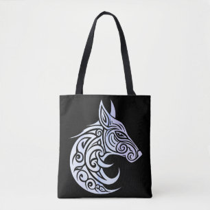Bolso De Tela Fox de invierno nórdico céltico