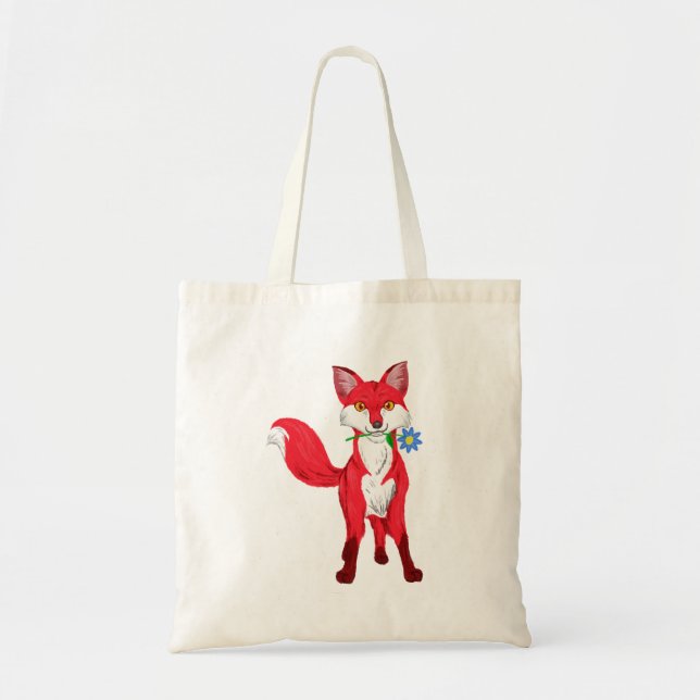 Bolso De Tela Fox feliz (Frente)