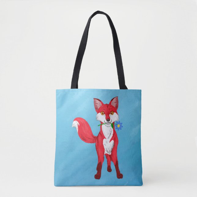 Bolso De Tela Fox feliz (Anverso)