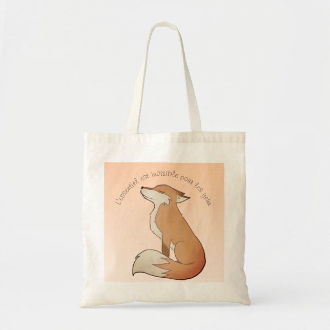 Bolso De Tela Fox Le Petit Prince lindo (Frente)