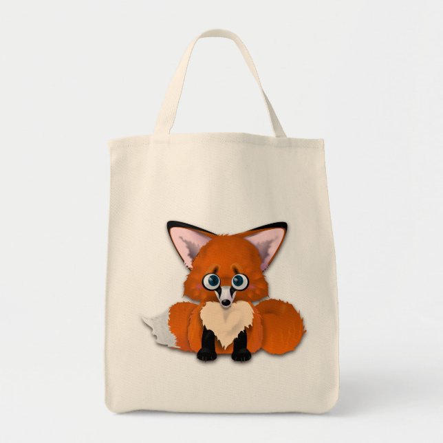 Bolso De Tela Fox lindo del bebé (Frente)