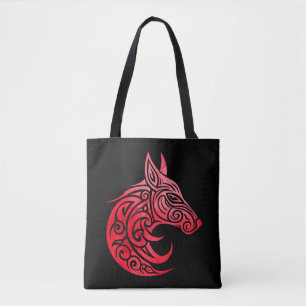 Bolso De Tela Fox nórdica célica