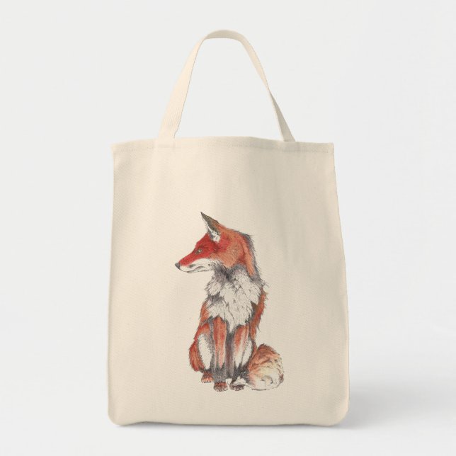 Bolso De Tela Fox por la almohada de Inkspot (Frente)