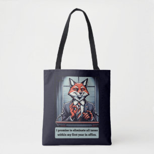 Bolso De Tela Fox presidencial - Gracioso animal satírico