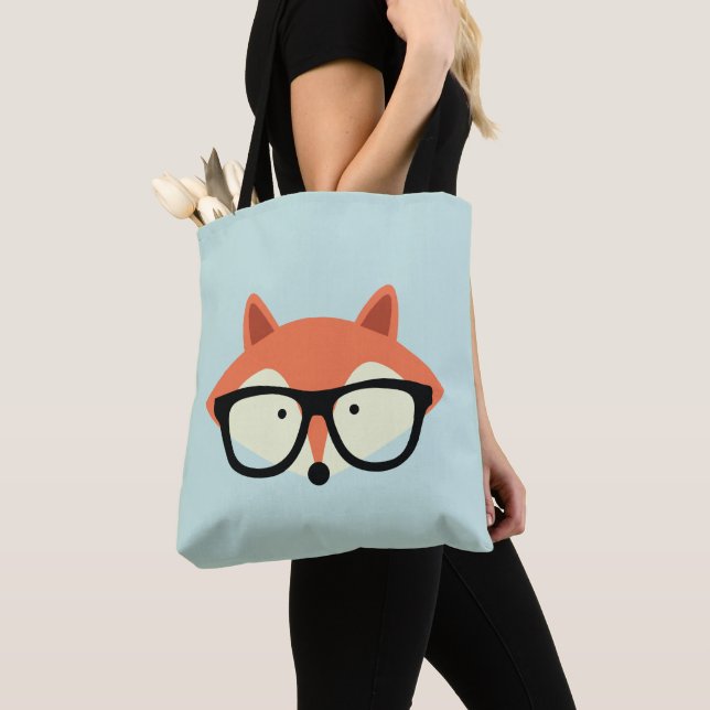 Bolso De Tela Fox rojo del inconformista (Detalle)