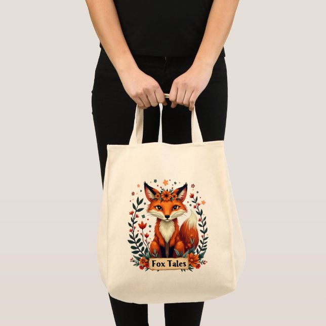 Bolso De Tela Fox Tales Boho Woodland Animal (Anverso (producto))
