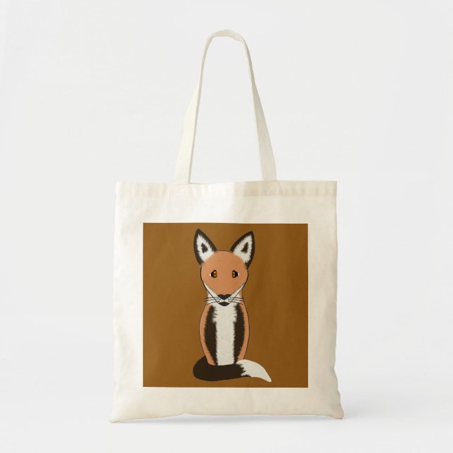 Bolso De Tela Fox Tote Bag (Frente)