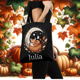 Bolso De Tela Fox y Ghost de Halloween personalizados