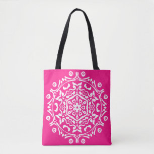 Bolso De Tela Foxglove Mandala