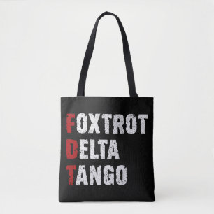 Bolso De Tela Foxtrot Delta Tango