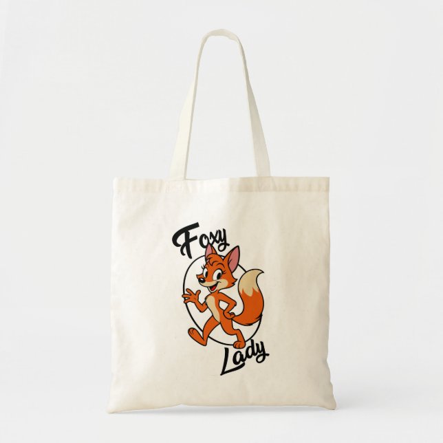 Bolso De Tela Foxy lady tote bag (Frente)