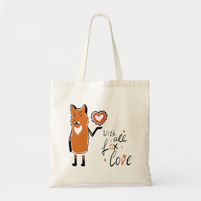 Bolso De Tela Foxy Love (Frente)