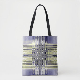 Bolso De Tela Fractal de ilusión óptica