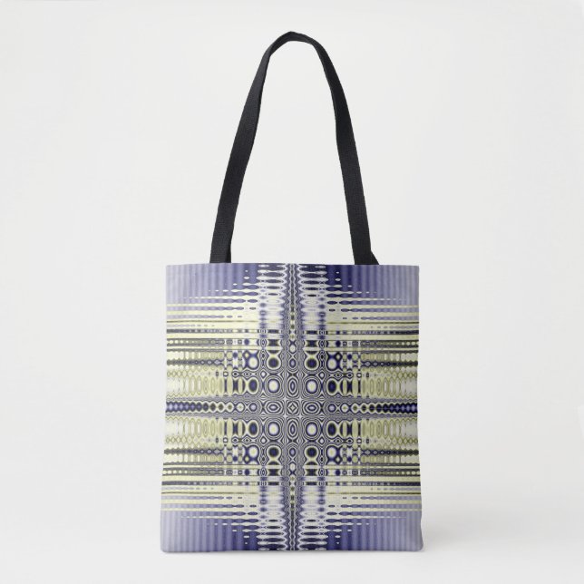 Bolso De Tela Fractal de ilusión óptica (Anverso)