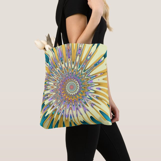 Bolso De Tela Fractal Sundial (Detalle)