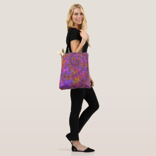Bolso De Tela Fractal vibrante