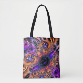 Bolso De Tela Fractales galácticos