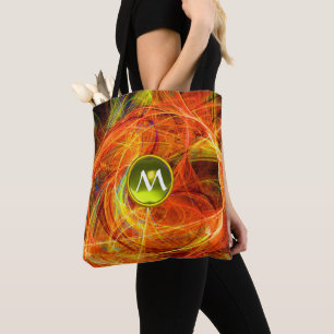 Bolso De Tela Fracturas de Naranja amarillo de GEM MONOGRAM