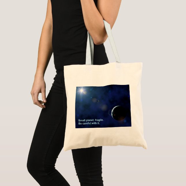 Bolso De Tela Frágil planeta Tote Bag (Anverso (producto))
