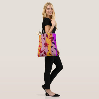 Bolso De Tela Fragmento Solar abstracto Geométrico 