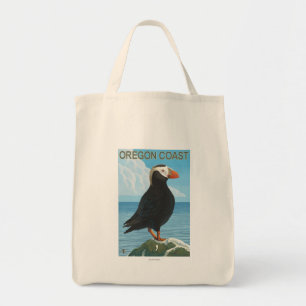Bolso De Tela Frailecillo copetudo de la costa de Oregon