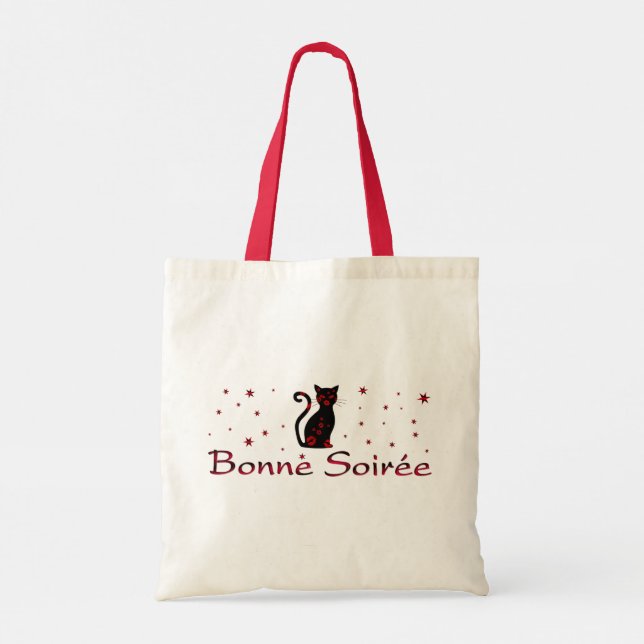 Bolso De Tela Francés: Bonne Soiree (Reverso)
