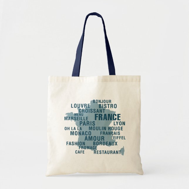 Bolso De Tela Francia (Frente)