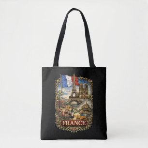 Bolso De Tela Francia