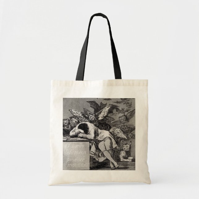 Bolso De Tela Francisco Jose de Goya y Lucientes el | el sueño (Frente)