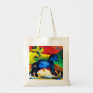 Bolso De Tela Franz Marc Pequeño Pony Azul