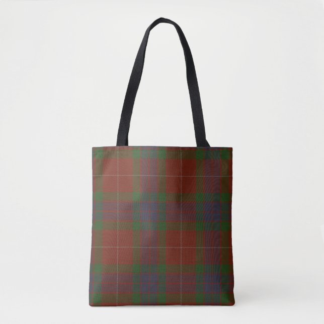 Bolso De Tela Fraser Clan Tartan (Anverso)