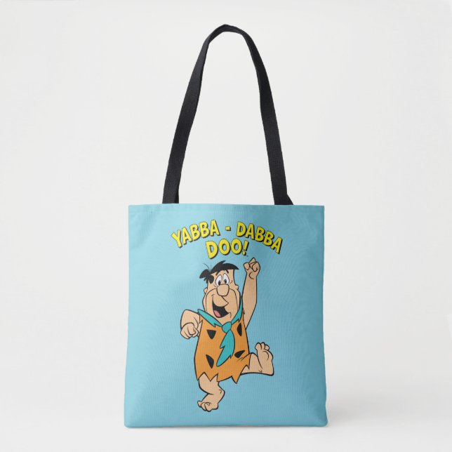 Bolso De Tela Fred Flintstone Yabba-Dabba Doo! (Anverso)