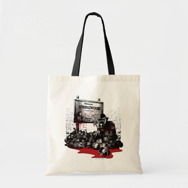 Bolso De Tela Freddy vs. Jason | Bienvenidos a Springwood (Frente)