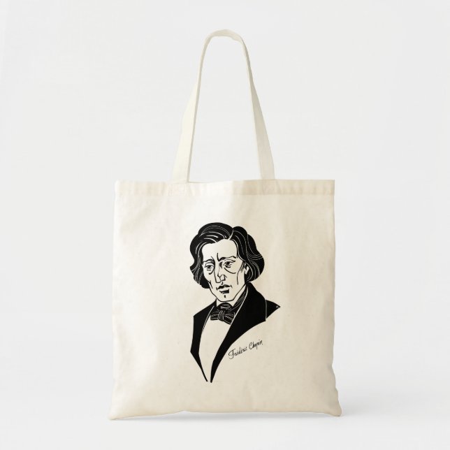Bolso De Tela Frederic Chopin (Frente)