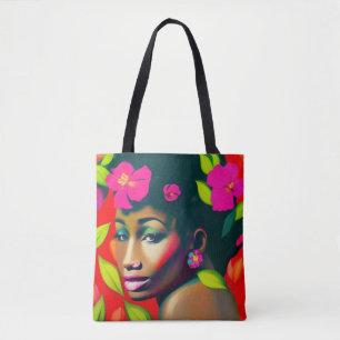 Bolso De Tela Fredericka resume mujer afroamericana