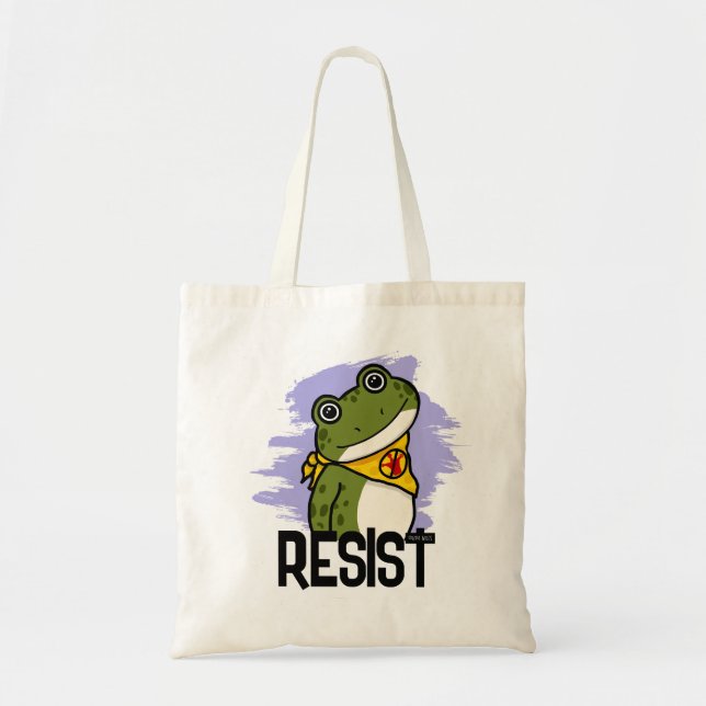 Bolso De Tela Freedom Frog (Frente)