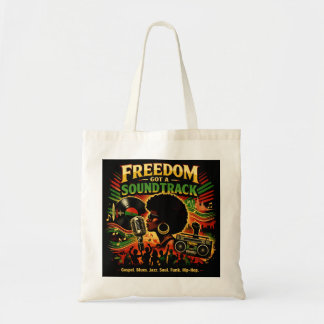 Bolso De Tela Freedom Tiene Una Tote De Banda Sonora