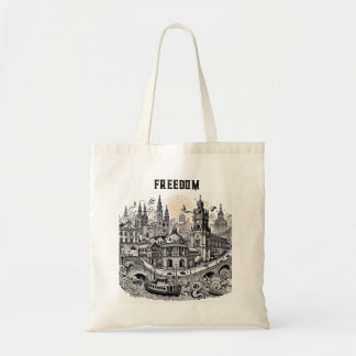 Bolso De Tela Freedom Tote Bag