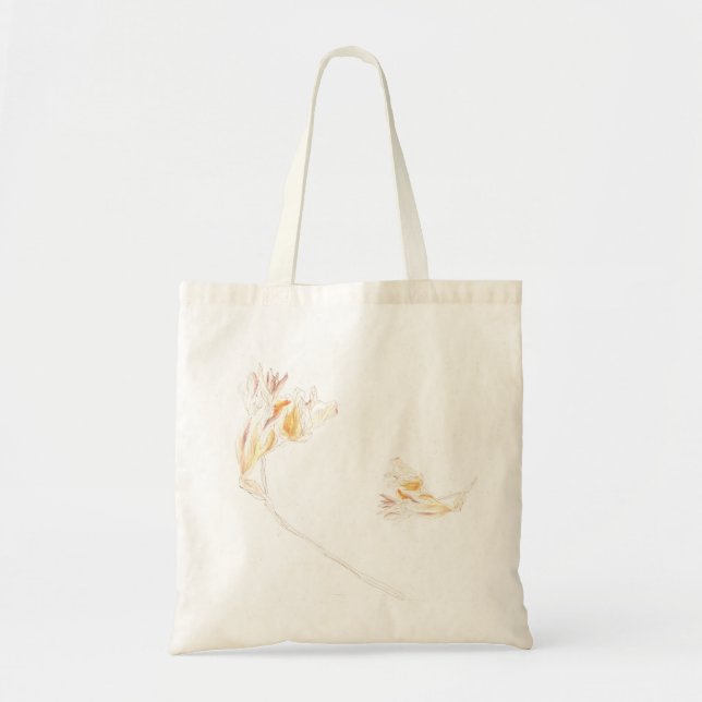 Bolso De Tela Freesia seca Nº 3 (Frente)