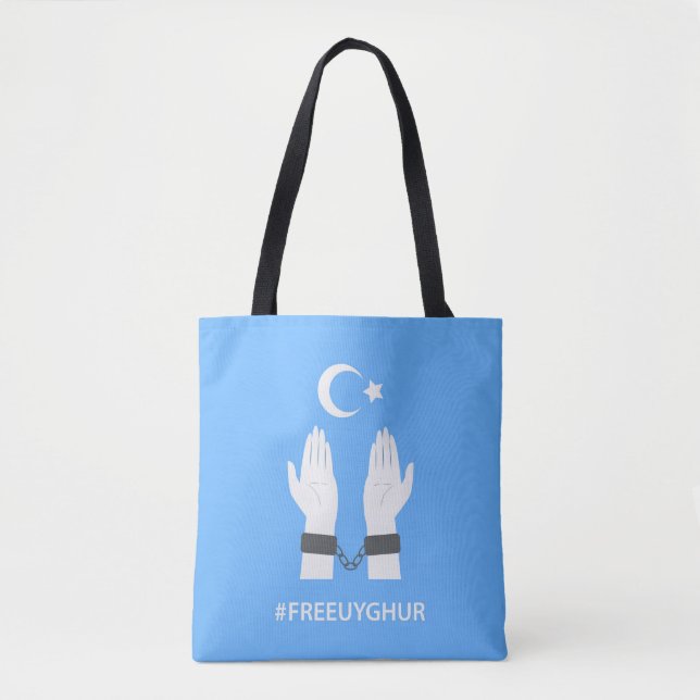 BOLSO DE TELA #FREEUYGHUR (Anverso)