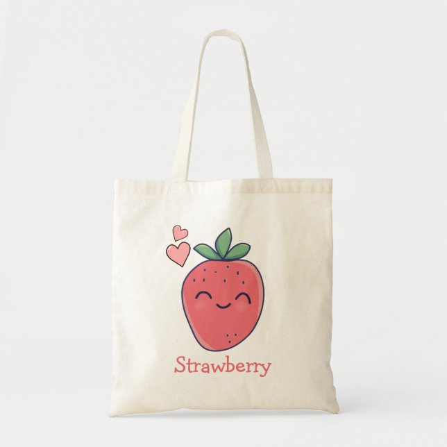 Bolso De Tela Fresa personalizada (Frente)